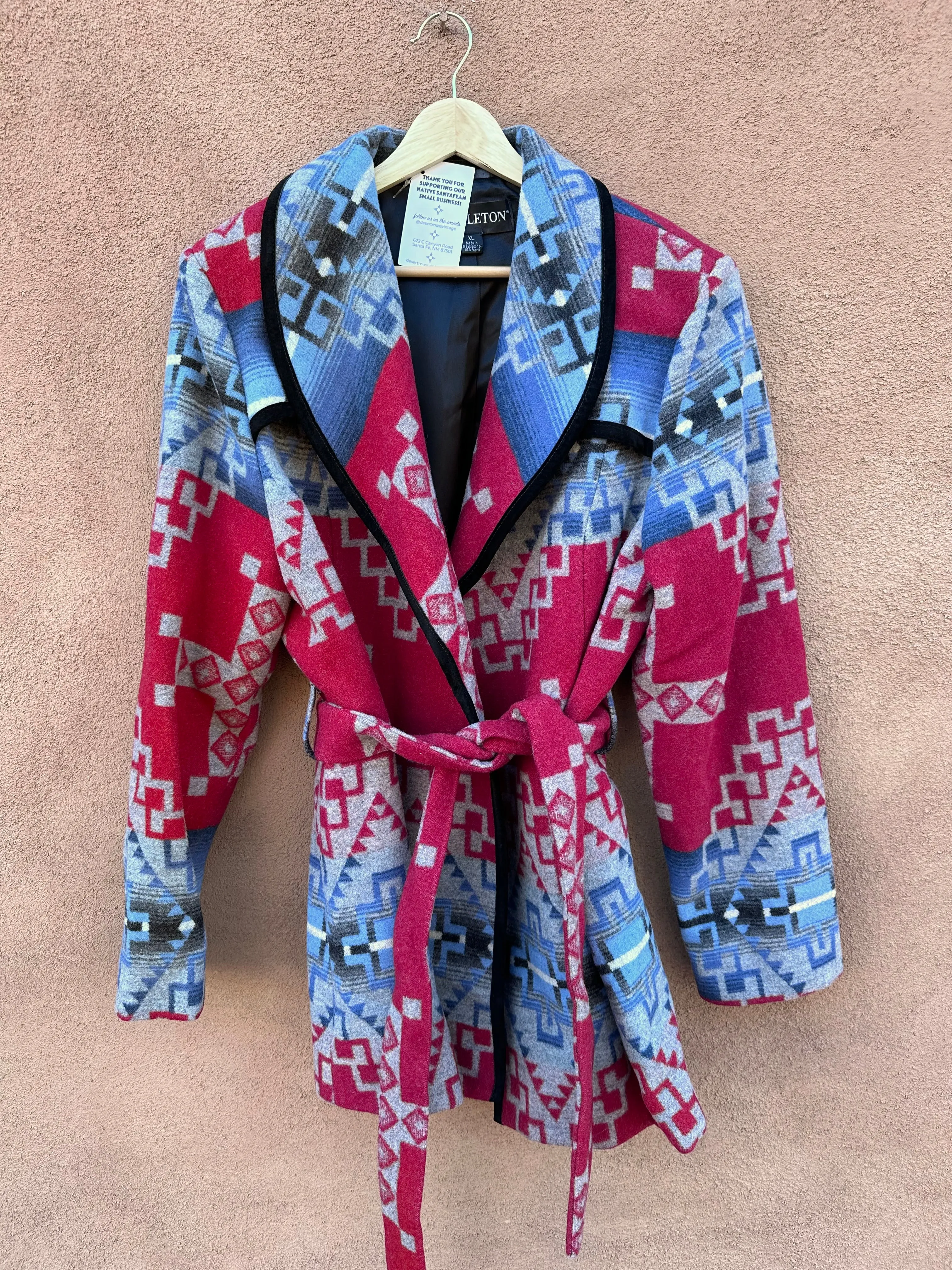 Pendleton Belted Coat - XL