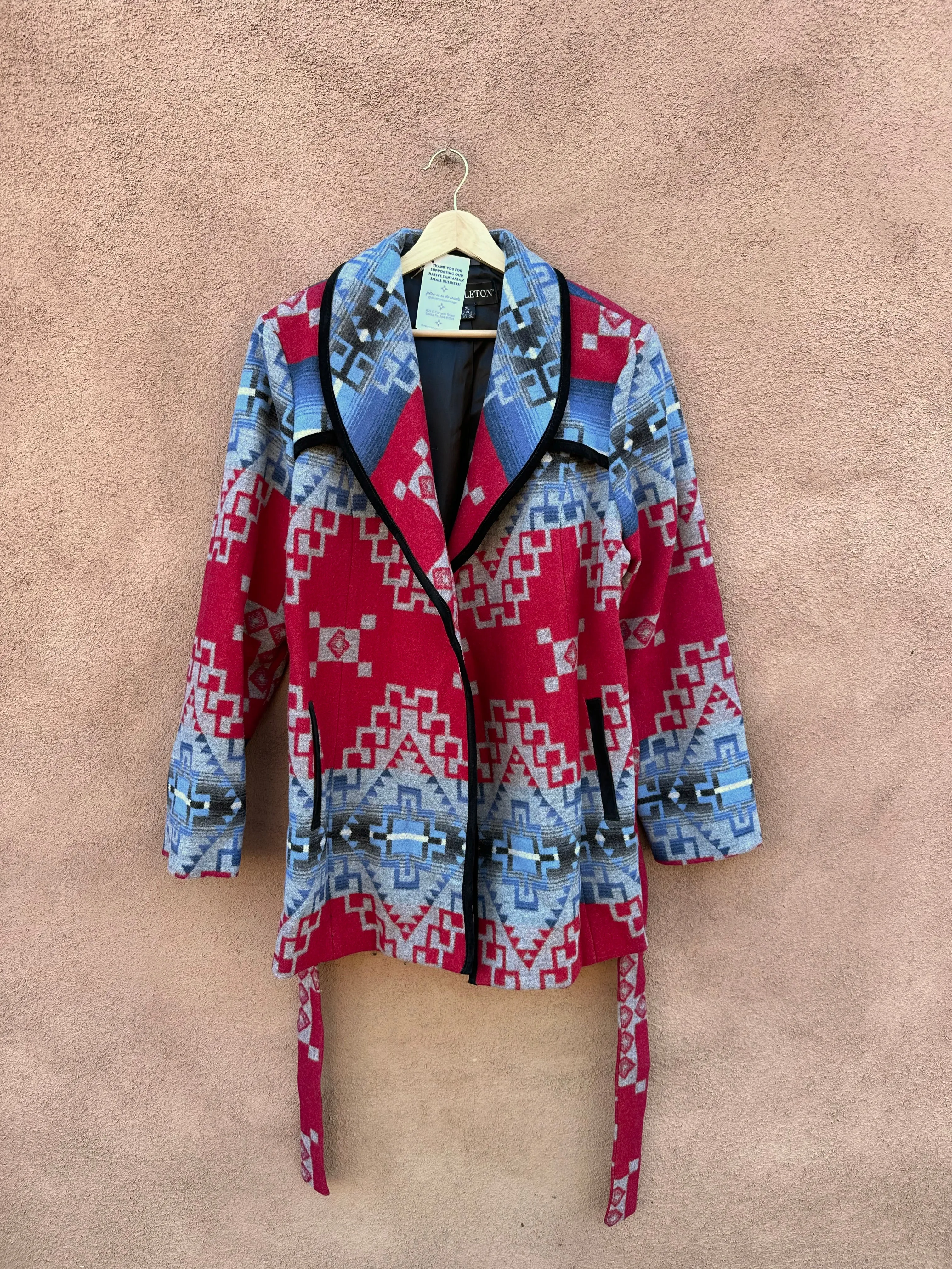 Pendleton Belted Coat - XL