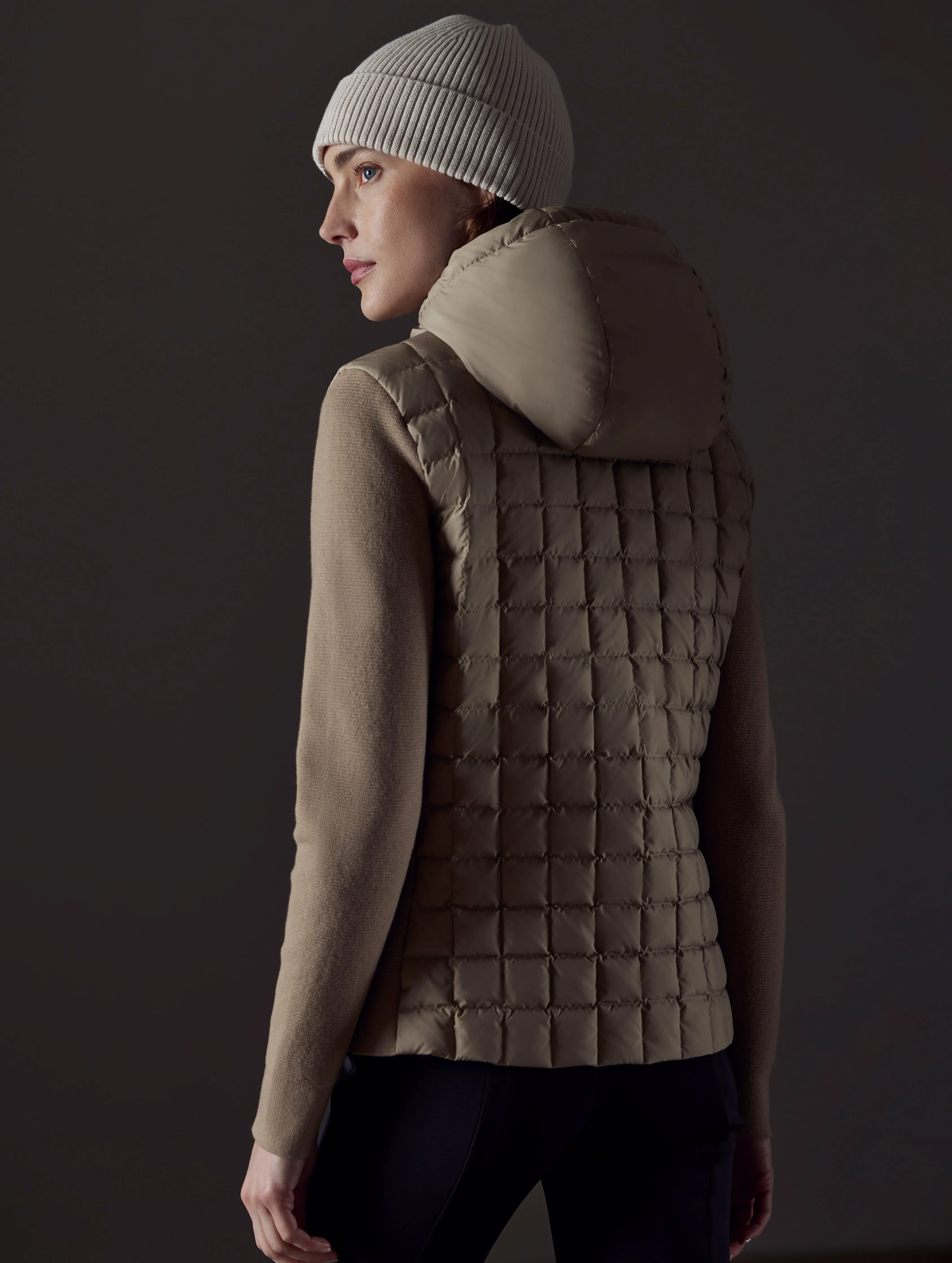 Phase Hooded Sweater - Chinchilla Brown