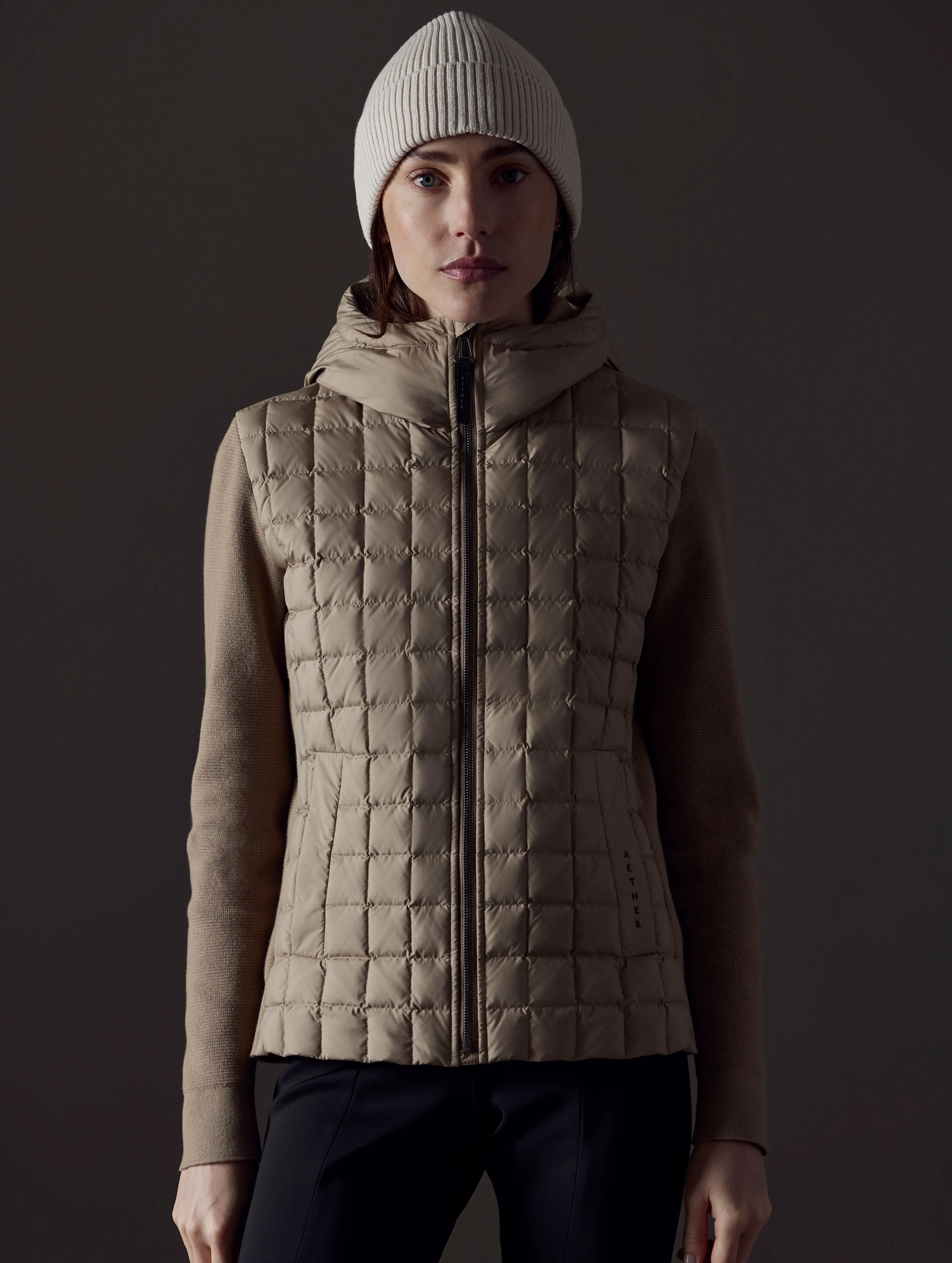 Phase Hooded Sweater - Chinchilla Brown