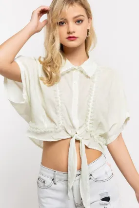 POL27 - TIE FRONT TOP