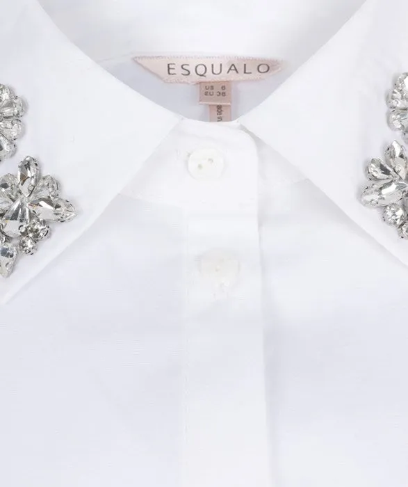 Poplin Broche Blouse
