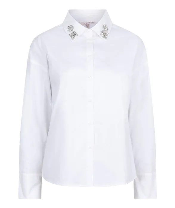 Poplin Broche Blouse