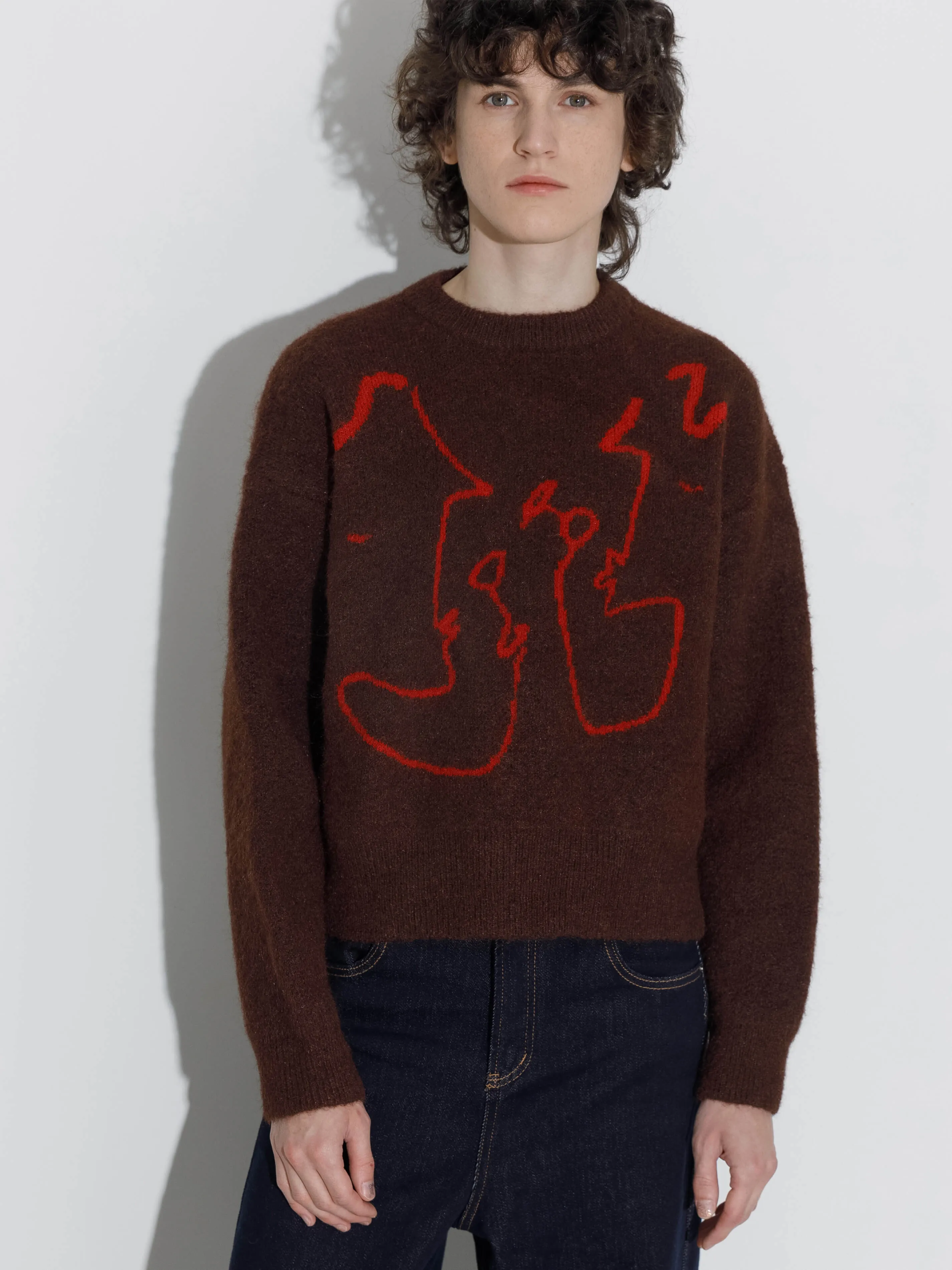 "CUBIC WINE CLUB" Sweater