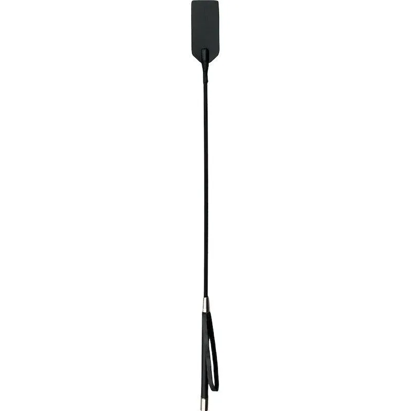 Rectangle Crop Whip Black
