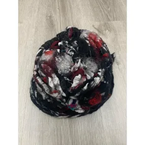 Red and Black “French Style” Hand Felt and Stitched Hat