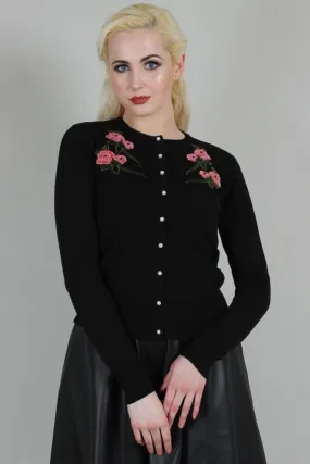 Sabrina Floral Embroidered Cardigan