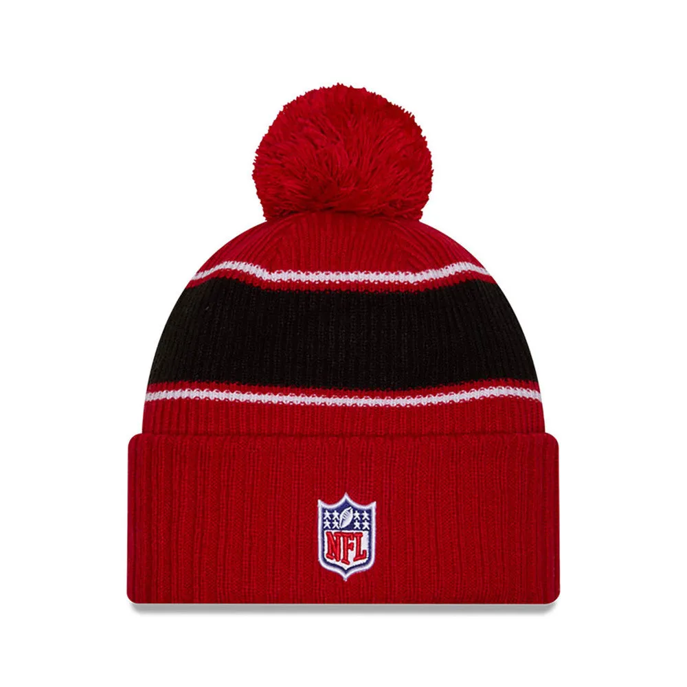 San Francisco 49ers New Era 2024 Sideline Sport Cuffed Knit Hat with Toque