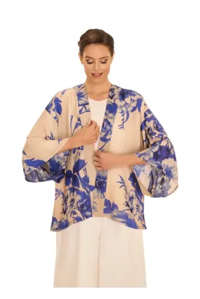 SS25 Powder Blooms Kimono Jacket PKJ66