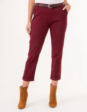 STRAIGHT CHINO PANTS
