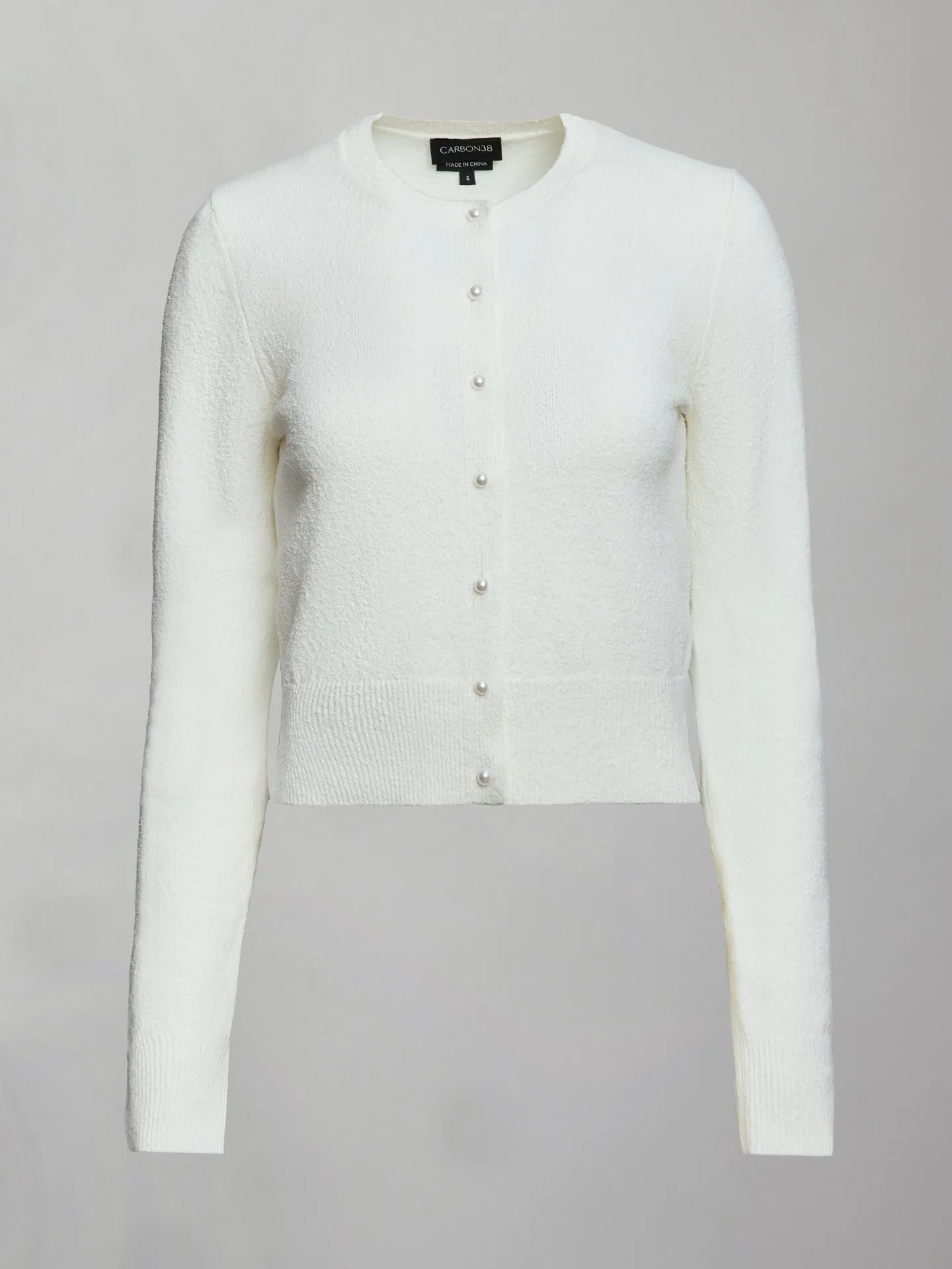 Tennis Cardigan Sweater - White