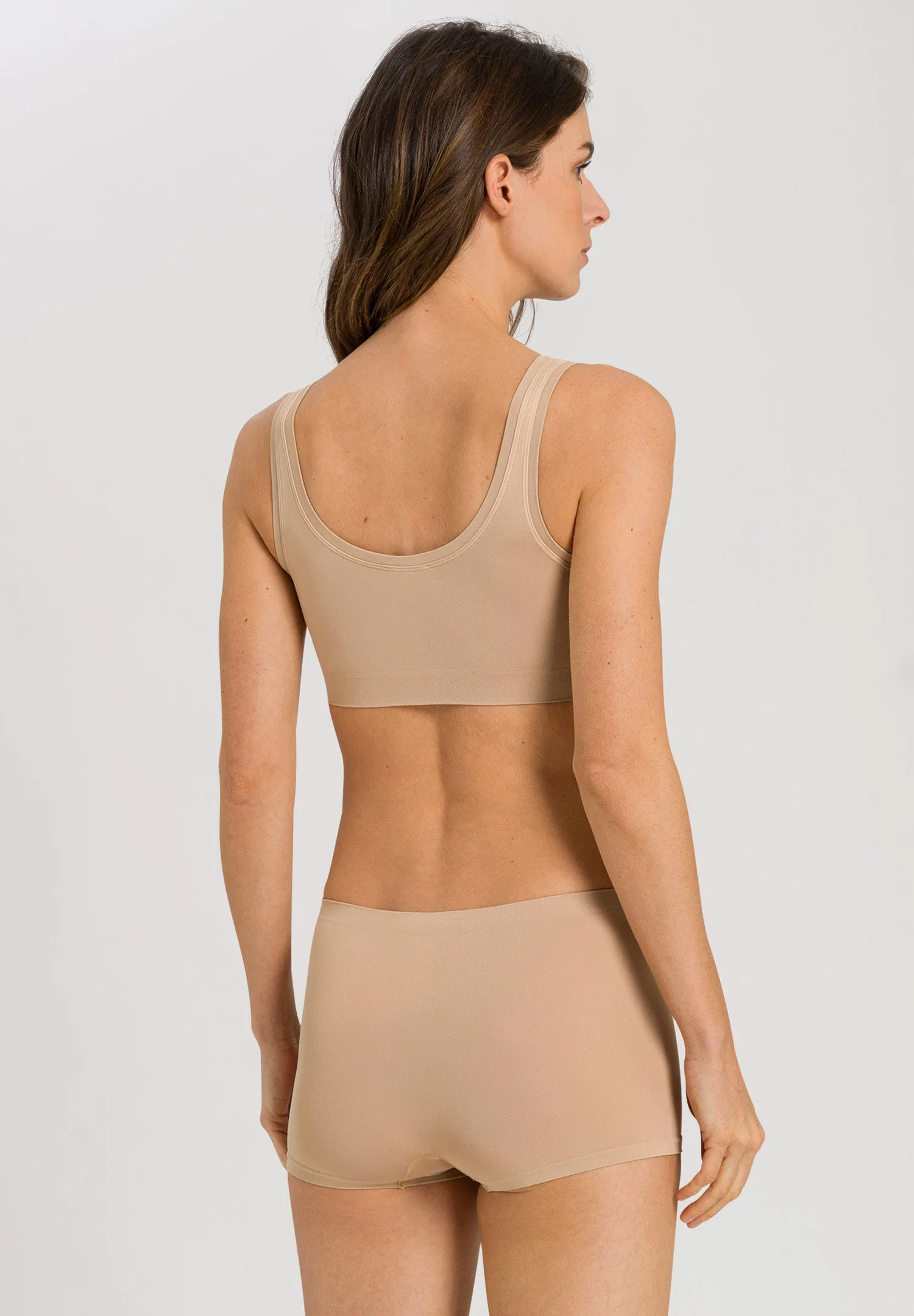 Touch Feeling Crop Top | Beige 71810-274