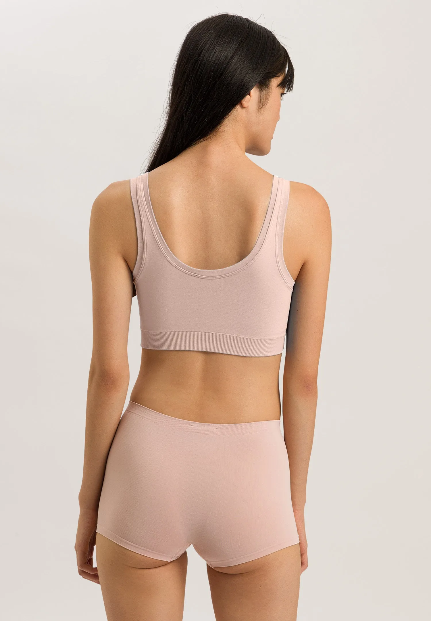 Touch Feeling Crop Top Padded | Peach Whip 71806-2311