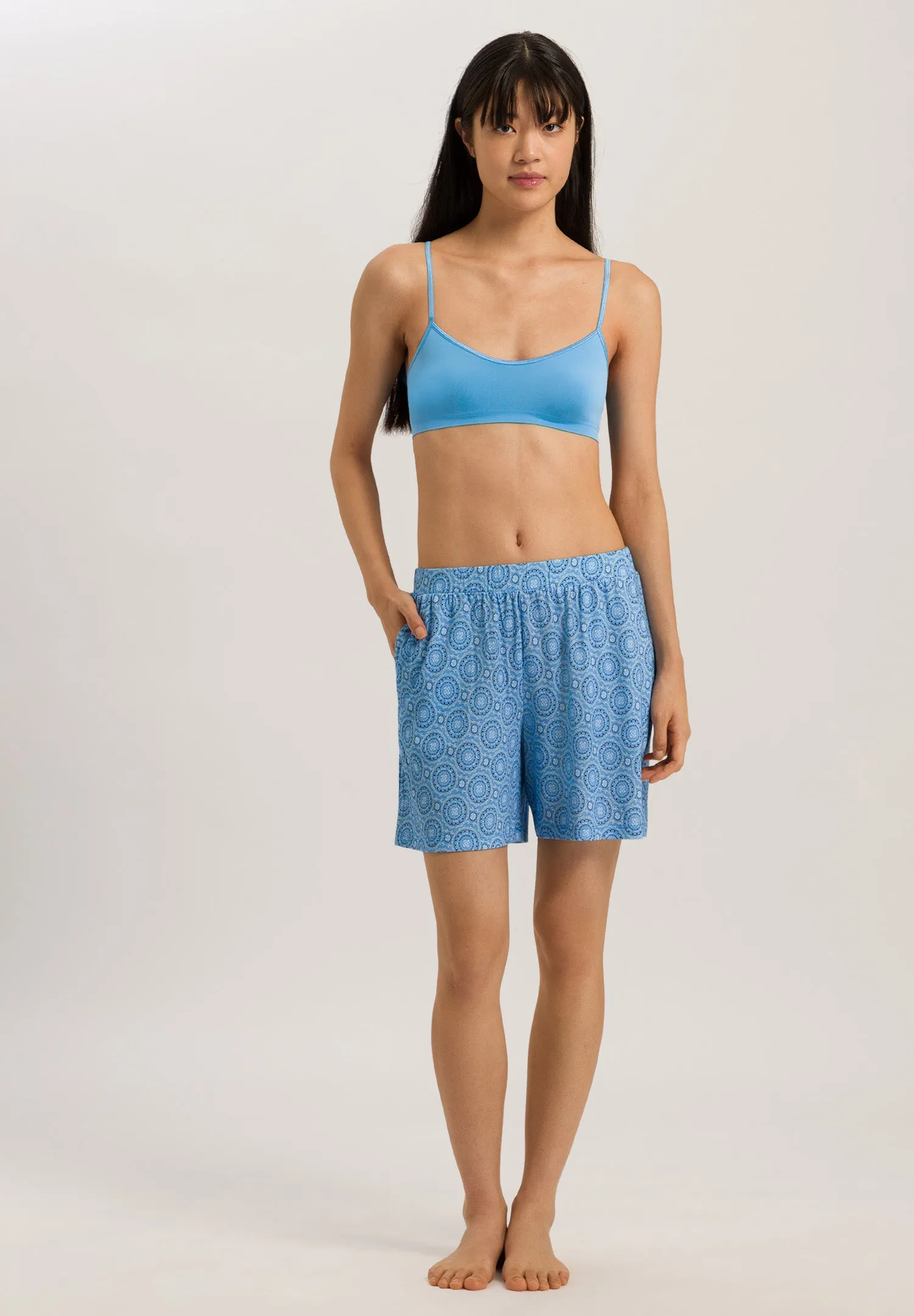 Touch Feeling Spaghetti Crop Top | Angelite 71824-2547
