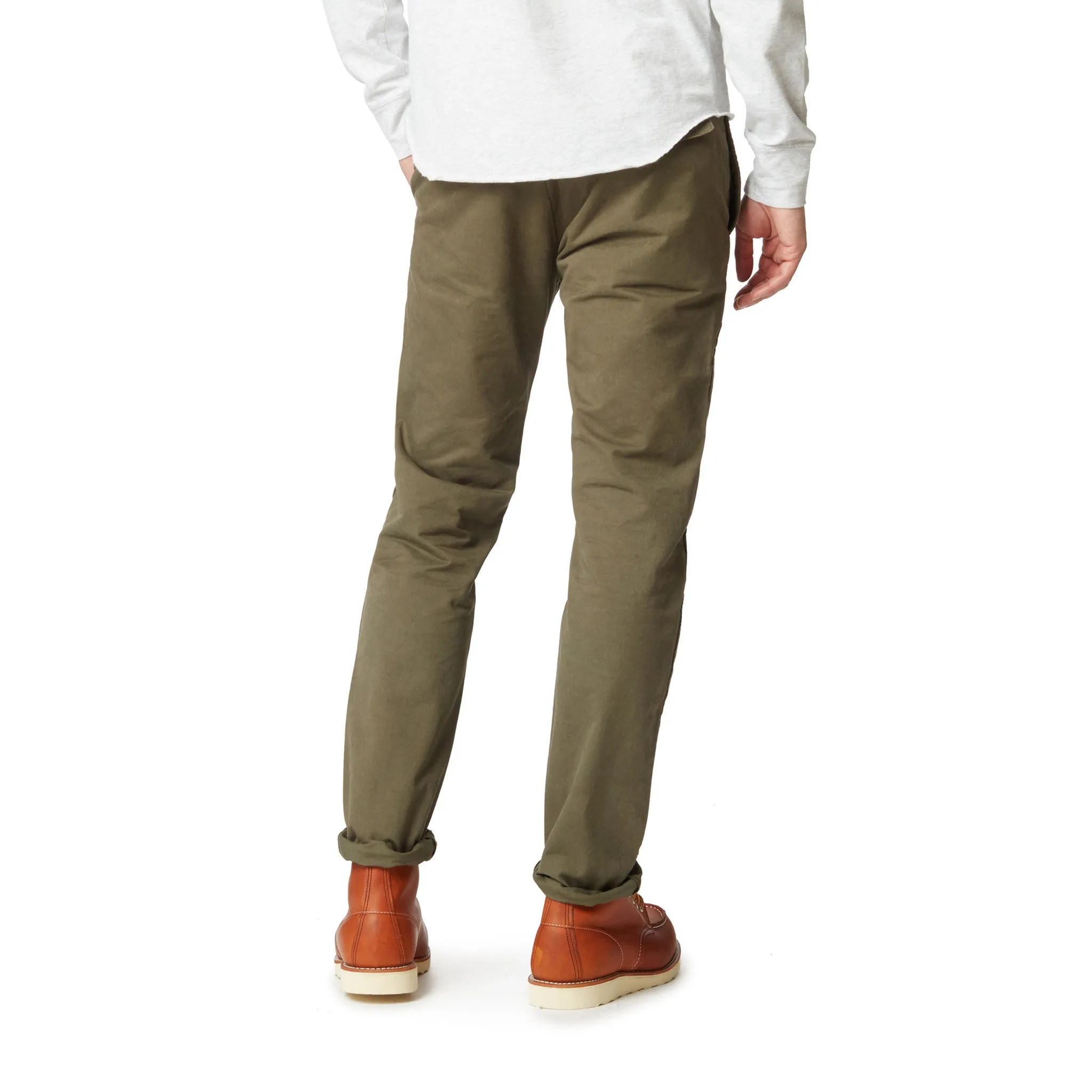 Twill Newport Slim Fit Chino - Olive Green (Final Sale)*