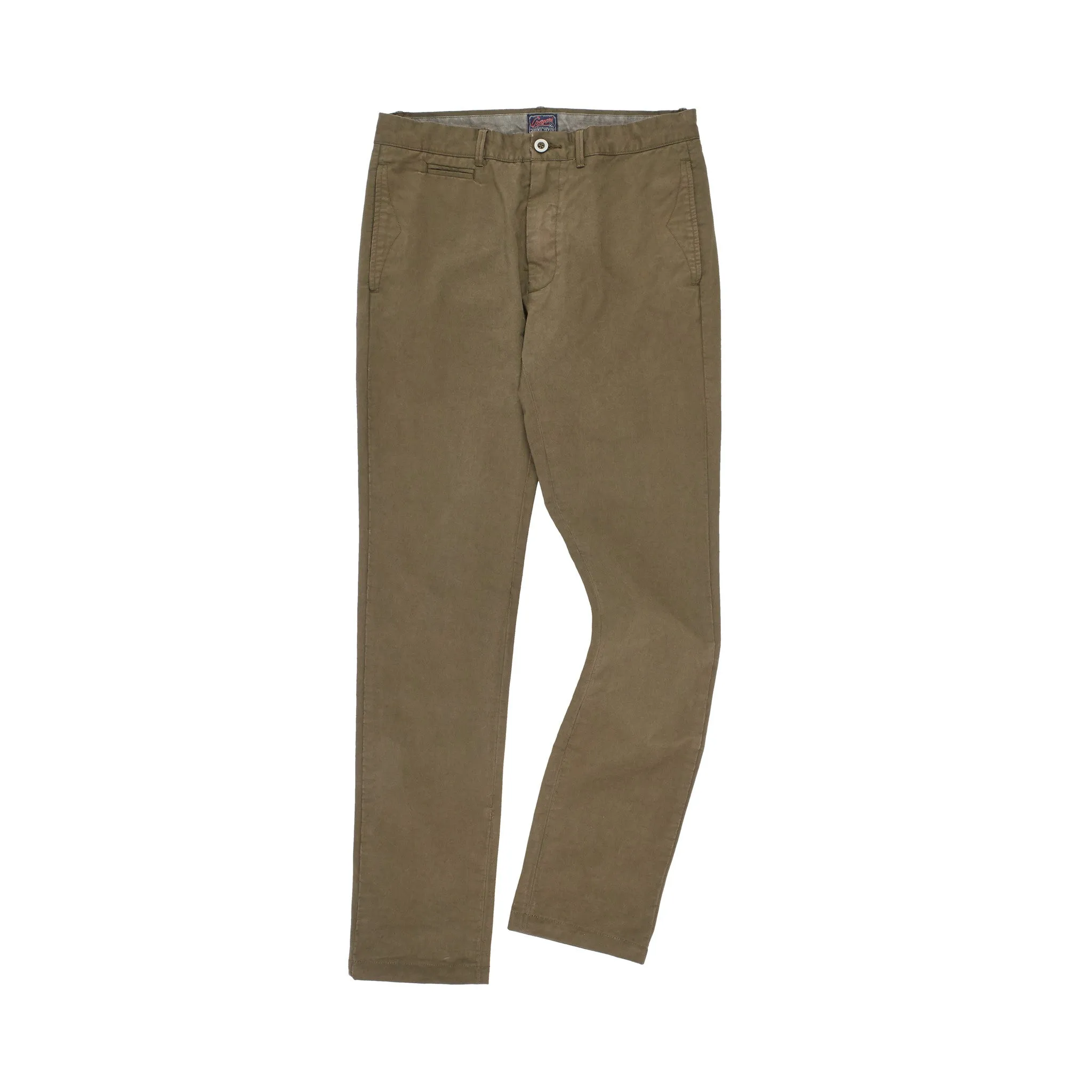Twill Newport Slim Fit Chino - Olive Green (Final Sale)*