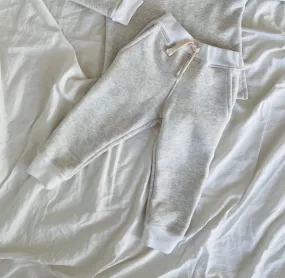 Unisex Fleece Sweatpants - Oatmeal