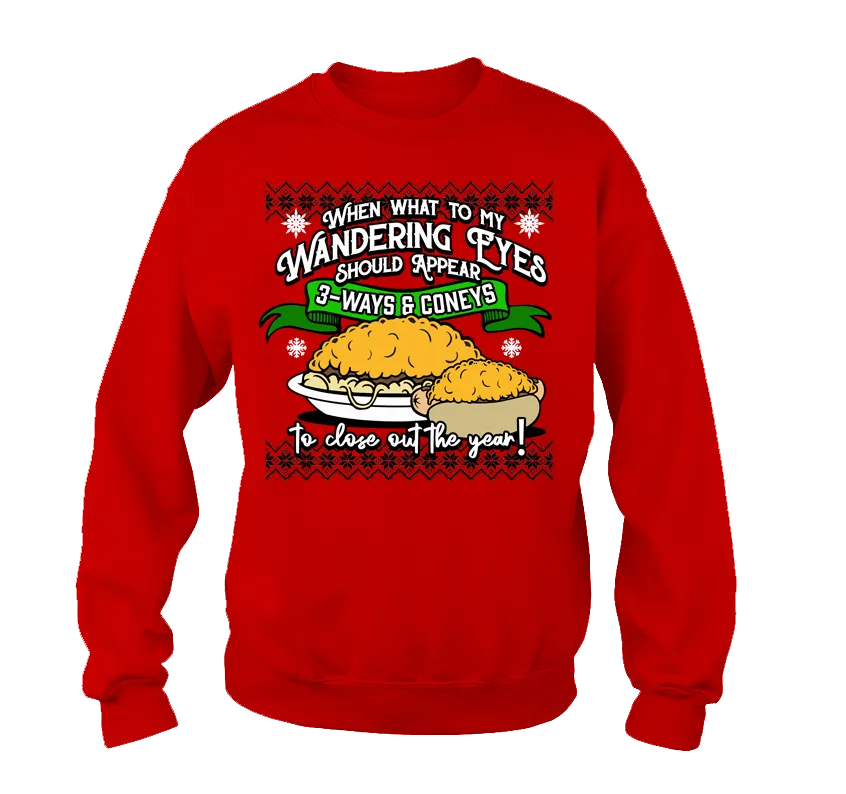 Wandering Eyes Chili Christmas Sweater