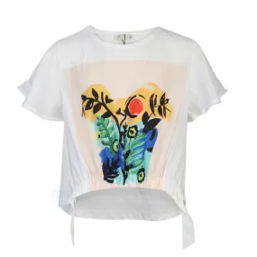 WHITE CROP TOP FOR GIRLS
